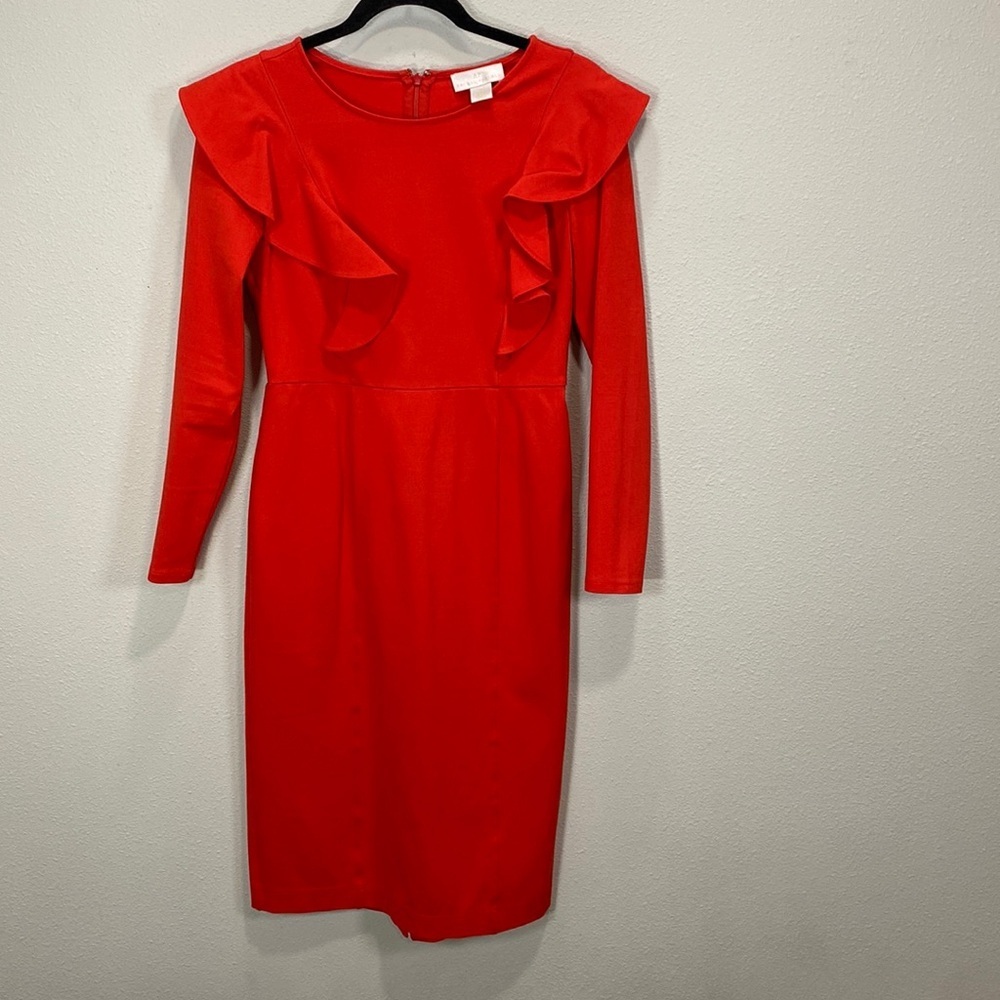 Rachel Parcell red Ponte dress